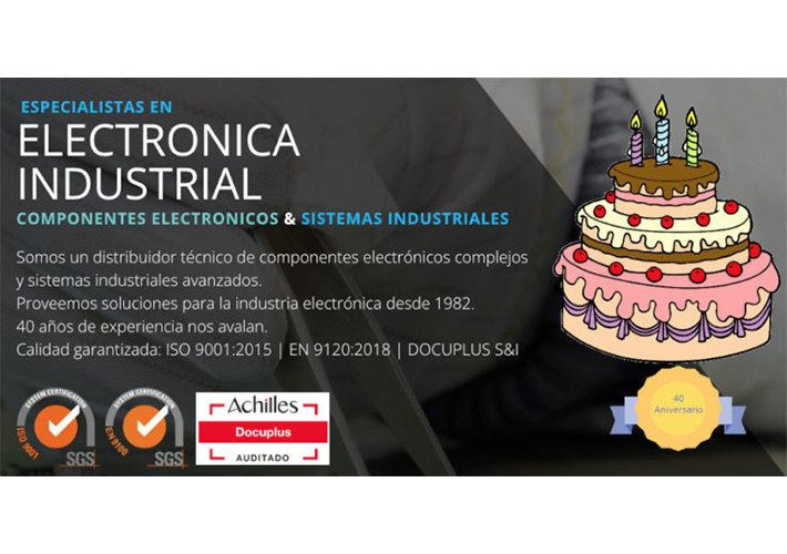 foto noticia Anatronic celebra su 40 aniversario y se certifica EN 9120 2018 ISO 9001 2015 & EN 9120 2018.